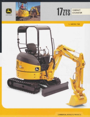 Mini-graafmachines John Deere Construction 17ZTS