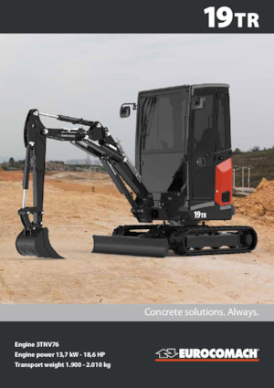 Mini-graafmachines Eurocomach 19 TR