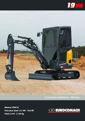 Mini-graafmachines Eurocomach 19va
