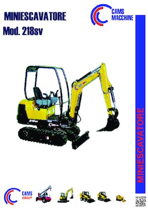 Mini-graafmachines Cams 218