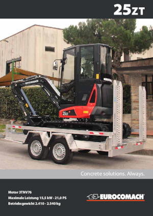 Mini-graafmachines Eurocomach 25 ZT