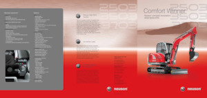 Mini-graafmachines Neuson 2503