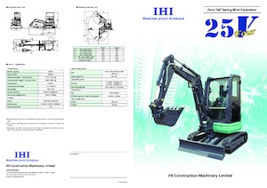 Mini-graafmachines Kato 25V4-F