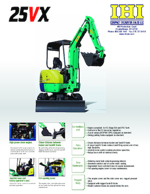 Mini-graafmachines IHI 25VX