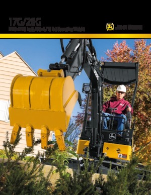 Mini-graafmachines John Deere Construction 17G