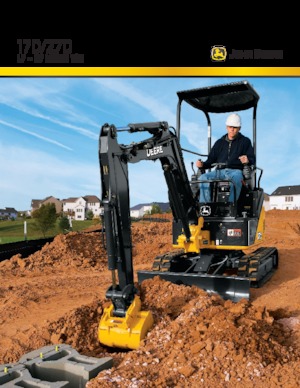 Mini-graafmachines John Deere Construction 17D