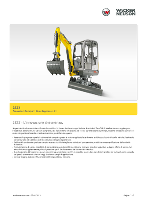 Mini-graafmachines Neuson 28 Z 3