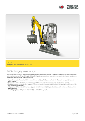 Mini-graafmachines Neuson 28 Z 3