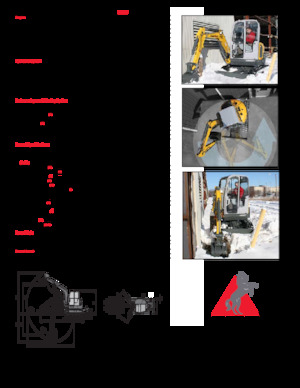 Mini-graafmachines Mustang 2803ZT