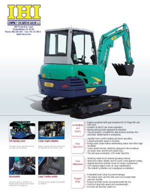 Mini-graafmachines IHI 28N-3