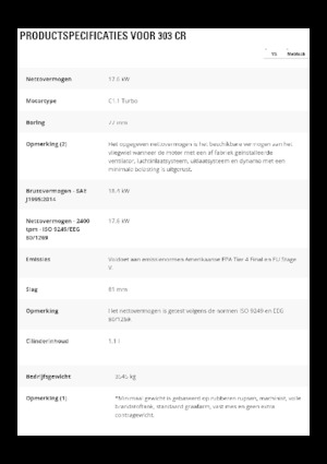 Mini-graafmachines Caterpillar 303 CR