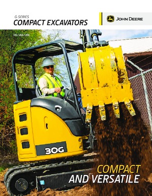 Mini-graafmachines John Deere Construction 30G