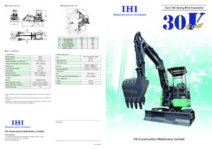 Mini-graafmachines Kato 30V4