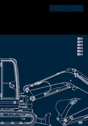 Mini-graafmachines Kato Imer 30V4