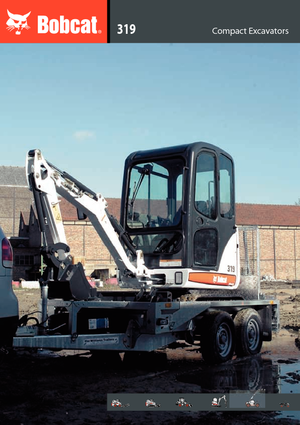 Mini-graafmachines Bobcat 319