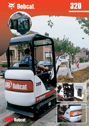 Mini-graafmachines Bobcat 320 J