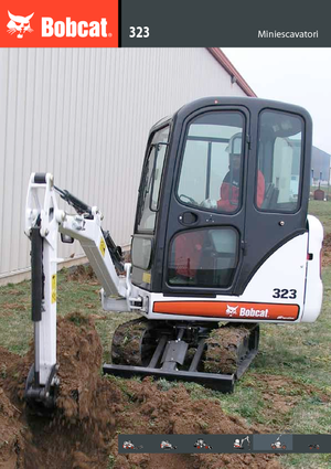 Mini-graafmachines Bobcat 323 J