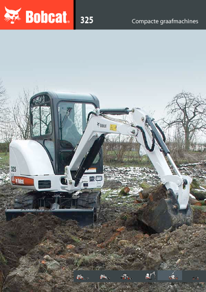 Mini-graafmachines Bobcat 325 G