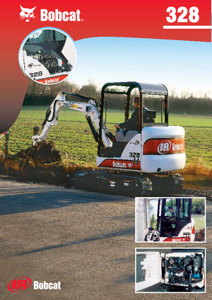 Mini-graafmachines Bobcat 328 D