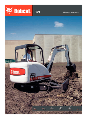 Mini-graafmachines Bobcat 329