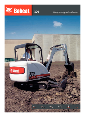 Mini-graafmachines Bobcat 329
