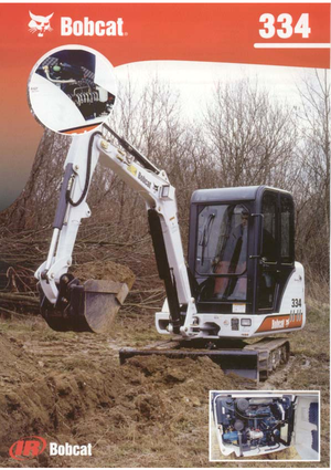 Mini-graafmachines Bobcat 334 D