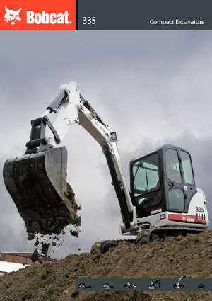 Mini-graafmachines Bobcat 335