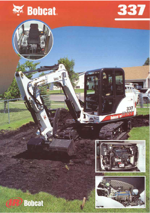 Mini-graafmachines Bobcat 337 D