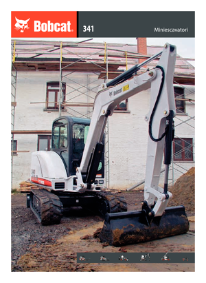Mini-graafmachines Bobcat 341 G