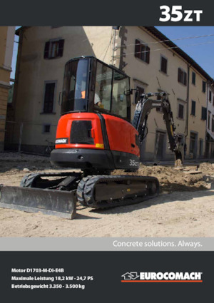 Mini-graafmachines Eurocomach 35 ZT
