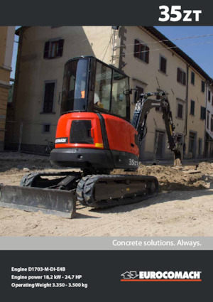 Mini-graafmachines Eurocomach 35 ZT
