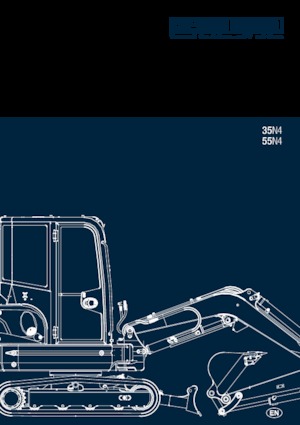 Mini-graafmachines Kato 55N4