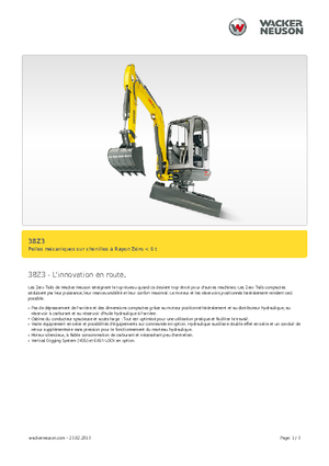 Mini-graafmachines Wacker Neuson 38 Z 3