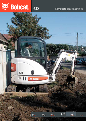 Mini-graafmachines Bobcat 425