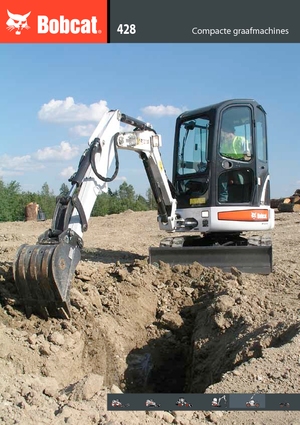 Mini-graafmachines Bobcat 428