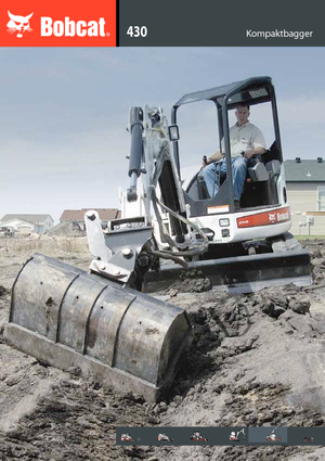 Mini-graafmachines Bobcat 430