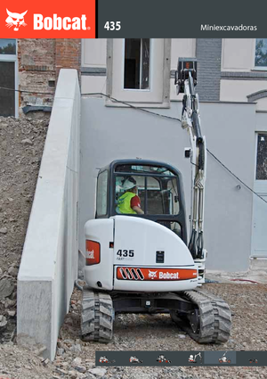 Mini-graafmachines Bobcat 435