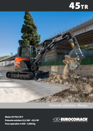 Mini-graafmachines Eurocomach 45 TR