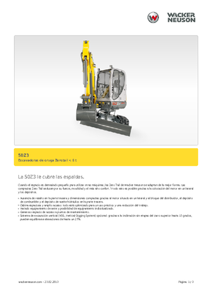 Mini-graafmachines Neuson 50 Z 3