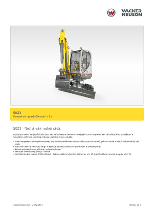 Mini-graafmachines Neuson 50 Z 3