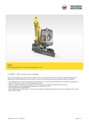 Mini-graafmachines Neuson 50 Z 3