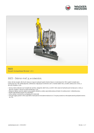 Mini-graafmachines Neuson 50 Z 3