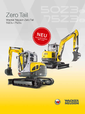 Mini-graafmachines Neuson 50Z 3