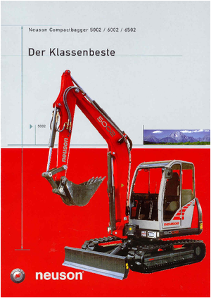 Mini-graafmachines Neuson 6002