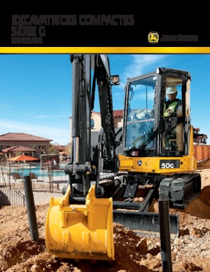 Mini-graafmachines John Deere Construction 35G