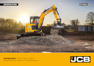 Mini-graafmachines JCB 50Z-2