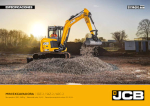 Mini-graafmachines JCB 50Z-2