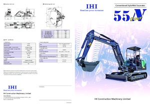 Mini-graafmachines Kato 55N4