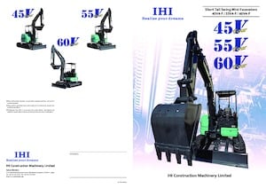 Mini-graafmachines Kato 55V4-F