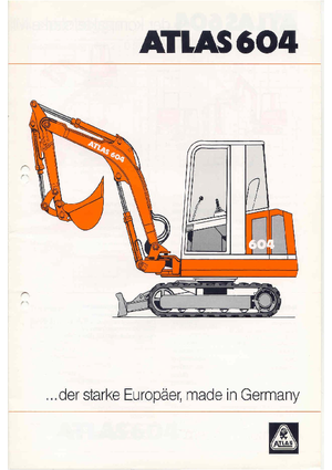 Mini-graafmachines Atlas 604